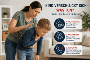 kind verschluckt sich was tun