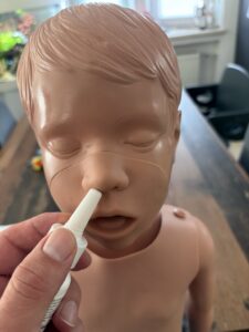 Grippeimpfung bei Kindern mit Nasenspray